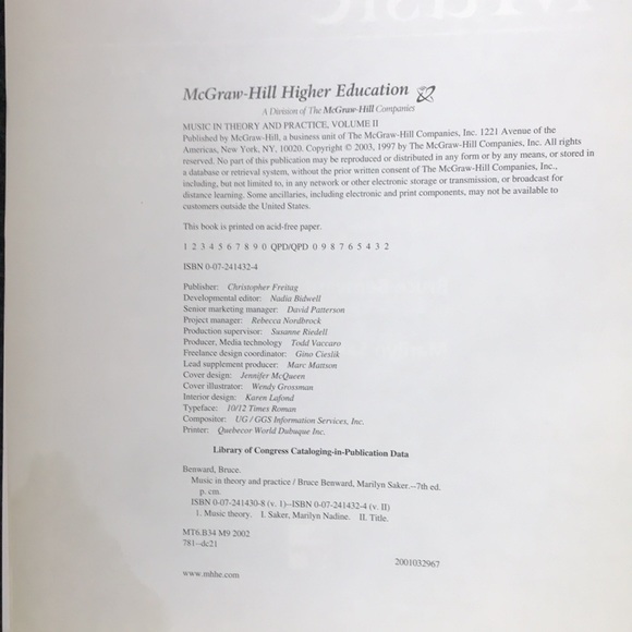 Music in theory and practice seventh edition volume 2 - Picture 13 of 16